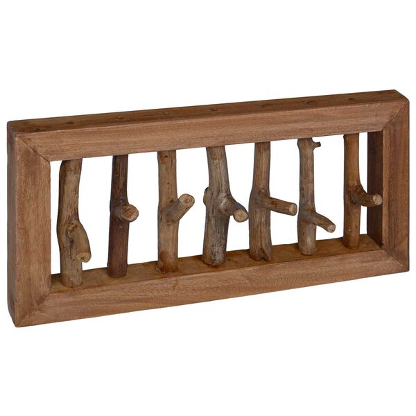 vidaXL H&aacute;ček Hněd&aacute; 50 x 11 x 25 cm Masivn&iacute; mahagonov&eacute; dřevo