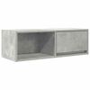 vidaXL TV skř&iacute;ňka betonově &scaron;ed&aacute; 80x31x25,5 cm kompozitn&iacute; dřevo