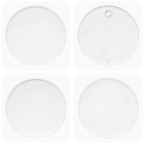 vidaXL Konferenční stolek masivní recyklované dřevo bílý 60 x 45 cm