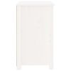 vidaXL Noční stolek bílý 50 x 35 x 61,5 cm masivní borové dřevo