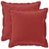 vidaXL Povlak na pol&scaron;t&aacute;ř 2 ks HOUTEN V&iacute;no Červen&eacute; 40 x 40 cm Polyester