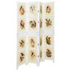 vidaXL Romdivider Panel B&iacute;l&aacute; 141,5 x 165 cm MDF