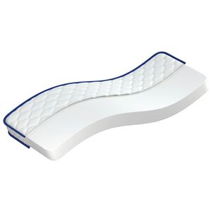 vidaXL Matrace z paměťov&eacute; pěny b&iacute;l&aacute; 70 x 200 x 17 cm měkk&aacute;