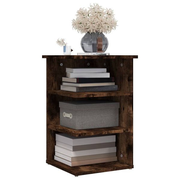 vidaXL Odkl&aacute;dac&iacute; skř&iacute;ňka kouřov&yacute; dub 35 x 35 x 55 cm kompozitn&iacute; dřevo