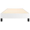 vidaXL R&aacute;m postele s boxspringem b&iacute;l&aacute; 100 x 200 cm uměl&aacute; kůže