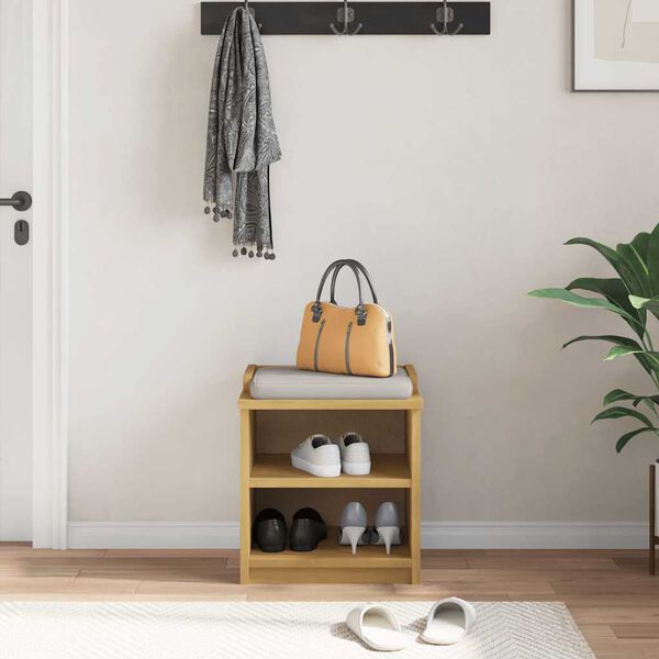 vidaXL Lavice do předsíně SANDNES 45x40x50 cm masivní borovice