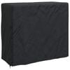 vidaXL Kryt na stojan na dřevo 61 x 122 x 106 cm Obd&eacute;ln&iacute;kov&yacute; Čern&aacute;