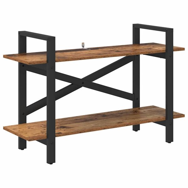 vidaXL Knihovna Star&eacute; dřevo 100 x 33,5 x 64 cm kompozitn&iacute; dřevo