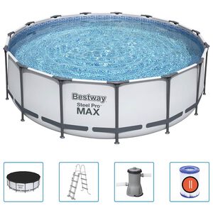 Bestway Baz&eacute;nov&yacute; set Steel Pro MAX kruhov&yacute; 457 x 122 cm