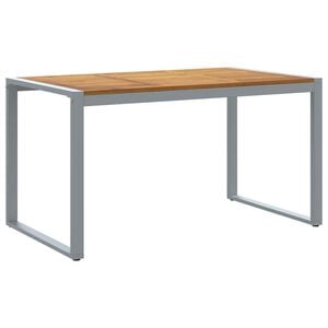 vidaXL Zahradn&iacute; stůl s nohami ve tvaru U 140x80x75 cm masivn&iacute; ak&aacute;cie