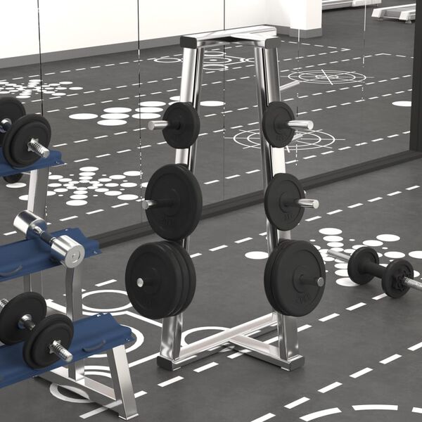 vidaXL Kotouče na činku 40 kg litina