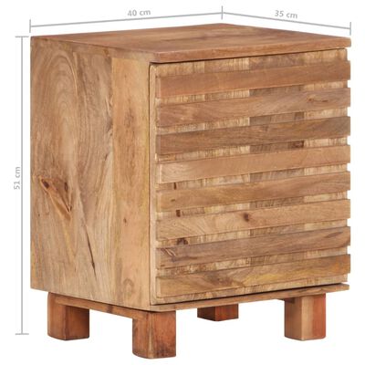 vidaXL Noční stolek 40 x 35 x 51 cm masivní mangovníkové dřevo