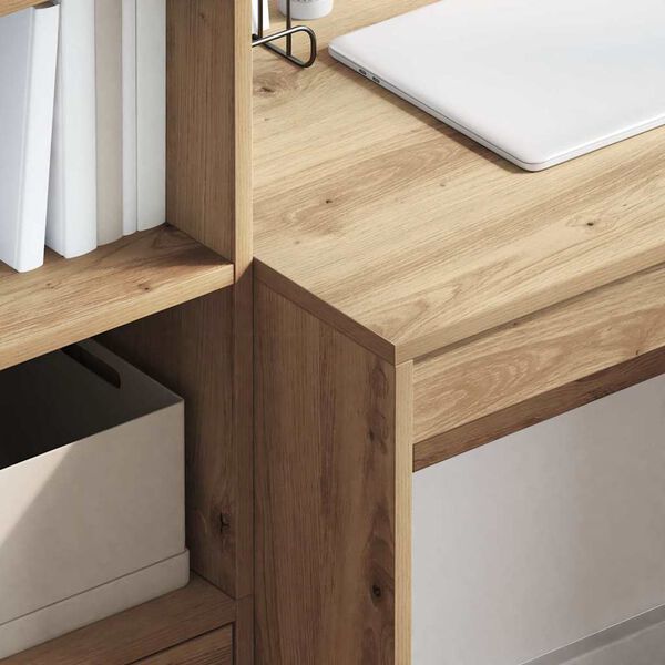 vidaXL Stůl se z&aacute;suvkou 2 pcs Artisanov&yacute; dub