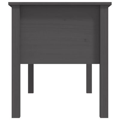 vidaXL Konferenční stolek šedý 102 x 49 x 55 cm masivní borové dřevo