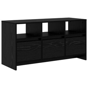 vidaXL TV stolek 102 x 37,5 x 52,5 cm Čern&yacute; dub Kompozitn&iacute; dřevo