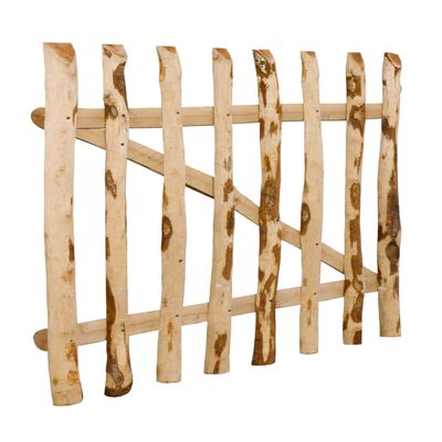 vidaXL Jednokřídlá zahradní branka lískové dřevo 100 x 60 cm