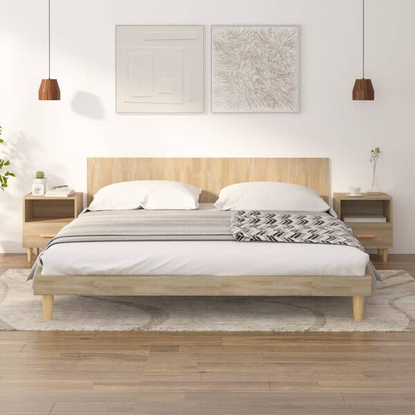 vidaXL Nočn&iacute; stolky 2 ks dub sonoma 40 x 35 x 47 cm