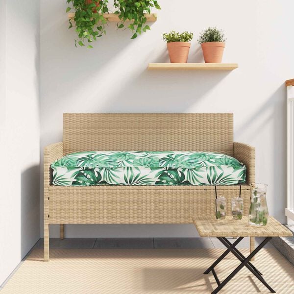 vidaXL Pol&scaron;t&aacute;ř List Vzor listů 120 x 60 x 12 cm Oxford l&aacute;tka