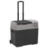 vidaXL Chladic&iacute; box s kolečky a rukojet&iacute; čern&yacute; a &scaron;ed&yacute; 40 l PP