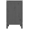 vidaXL Box na prádlo šedý 44 x 44 x 76 cm masivní borové dřevo