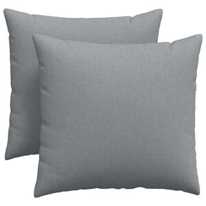 vidaXL Pohovkov&eacute; pol&scaron;t&aacute;ře 2 pcs Světle &scaron;ed&aacute; 45 x 45 cm textil