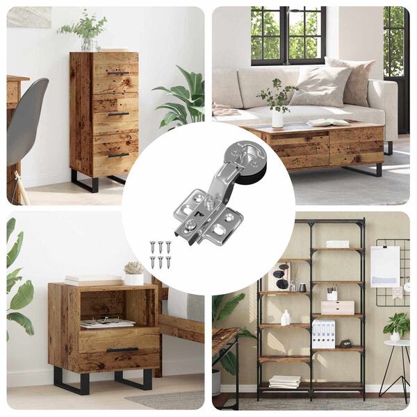 vidaXL Z&aacute;věs 123 pcs Stř&iacute;brn&aacute; 0 Železo