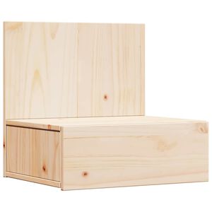 vidaXL Nočn&iacute; stolek Hněd&aacute; 42 x 32,5 x 40 cm Masivn&iacute; borovicov&eacute; dřevo