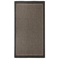 vidaXL Venkovní hladce tkaný koberec 80x150 cm tmavě hnědá