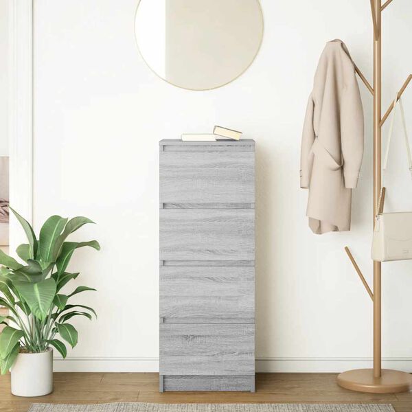 vidaXL Př&iacute;born&iacute;k &scaron;ed&yacute; sonoma 37,5x35x99 cm kompozitn&iacute; dřevo