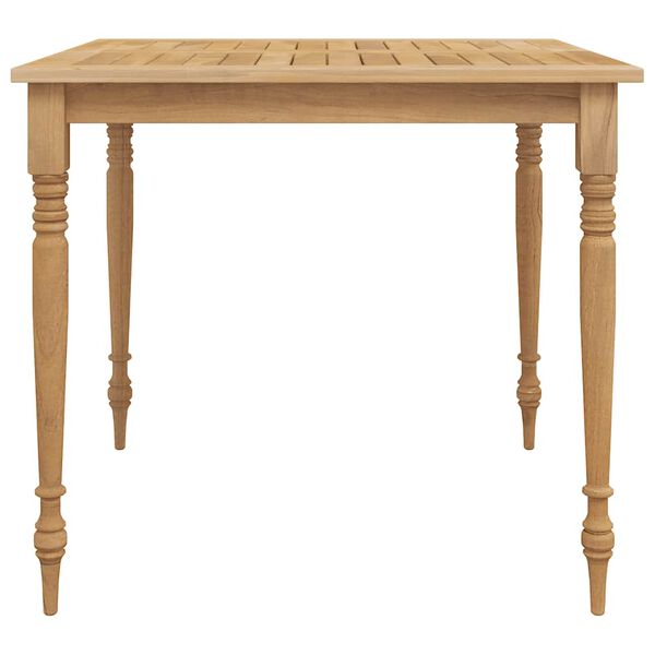 vidaXL 5d&iacute;ln&yacute; zahradn&iacute; j&iacute;deln&iacute; set masivn&iacute; teakov&eacute; dřevo