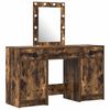 vidaXL Kosmetick&yacute; stůl Hněd&aacute; 50 x 41 x 135 cm kompozitn&iacute; dřevo