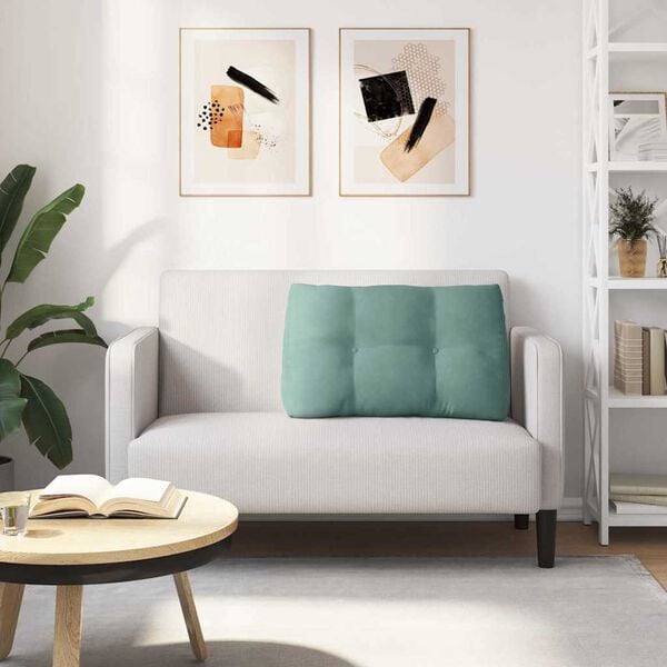 vidaXL Pol&scaron;t&aacute;ř na z&aacute;da Mořsk&aacute; zelen&aacute; 80 x 24 x 50 cm samet