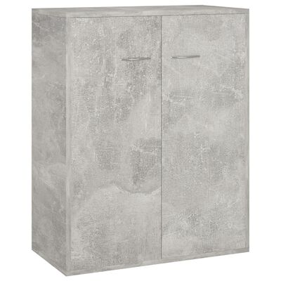 vidaXL Příborník betonově šedý 60 x 30 x 75 cm dřevotříska