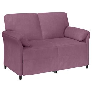 vidaXL Sofa pro dvě osoby Fialov&aacute; 138 x 83 x 95 cm Samet
