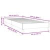 vidaXL Postel Box Spring bez matrace tmavě modr&aacute; 80x220 cm samet