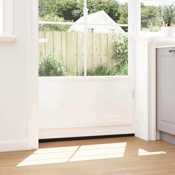 vidaXL Samolepic&iacute; &scaron;těrbiny na dveře 12 pcs Hněd&aacute; 100 cm