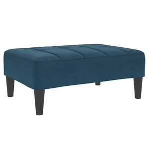 vidaXL Podnožka modr&aacute; 77 x 55 x 31 cm samet