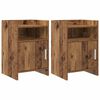vidaXL Nočn&iacute; stolky 2 pcs Star&eacute; dřevo 40 x 36 x 60 cm Kompozitn&iacute; dřevo