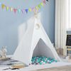 vidaXL Teepee stan Bílá 120 x 120 x 150 cm Tkanina & Plast