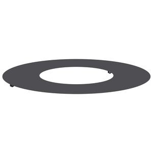 vidaXL vhodný pro plochý stromový kroužek Černá Ø30 / 60 cm Ocel