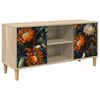 vidaXL Televizn&iacute; skř&iacute;ň LOCHEM 102 x 33 x 50 cm Sonoma Kompozitn&iacute; dřevo