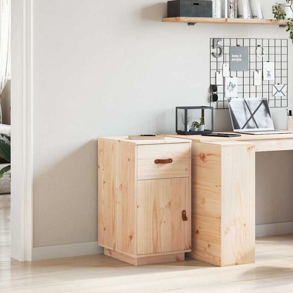 vidaXL Skříňka k psacímu stolu 40 x 50 x 75 cm masivní borové dřevo