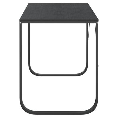 vidaXL Počítačový stůl černý 110 x 60 x 73 cm dřevotříska