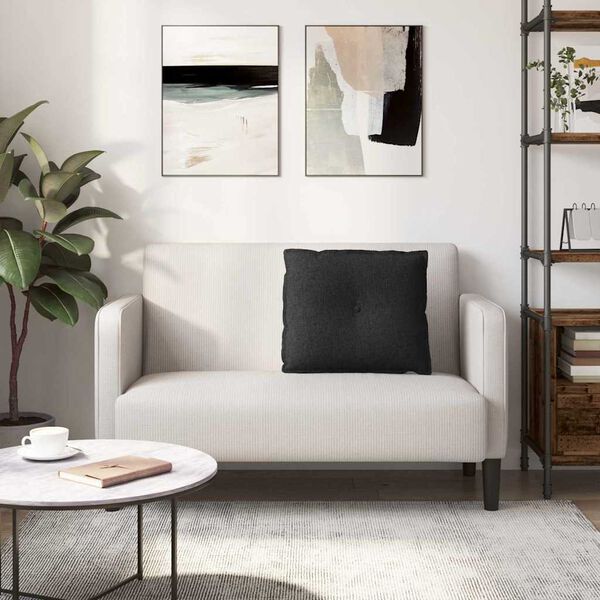 vidaXL Pol&scaron;t&aacute;ř na z&aacute;da Čern&aacute; 60 x 19 x 50 cm textil