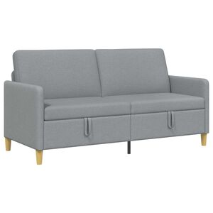 vidaXL Sofa s &uacute;ložn&yacute;m prostorem Světle &scaron;ed&aacute; 172 x 78 x 87 cm Polyester