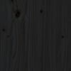 vidaXL Zahradní truhlík černý 40 x 40 x 78 cm masivní borové dřevo