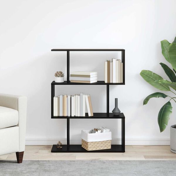 vidaXL Knihovna Čern&yacute; dub 70 x 24 x 97 cm kompozitn&iacute; dřevo