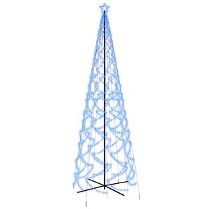vidaXL V&aacute;nočn&iacute; stromek kužel 1 400 modr&yacute;ch LED diod 160 x 500 cm