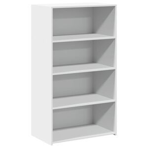 vidaXL Skř&iacute;ň highboard b&iacute;l&aacute; 70 x 41 x 124 cm kompozitn&iacute; dřevo