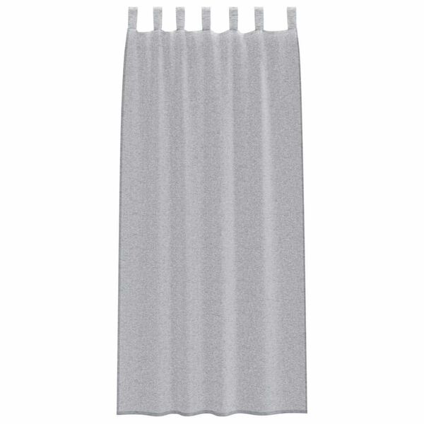 vidaXL Voile Z&aacute;clona 2 pcs Tmavě &scaron;ed&aacute; 260 x 140 cm Polyester